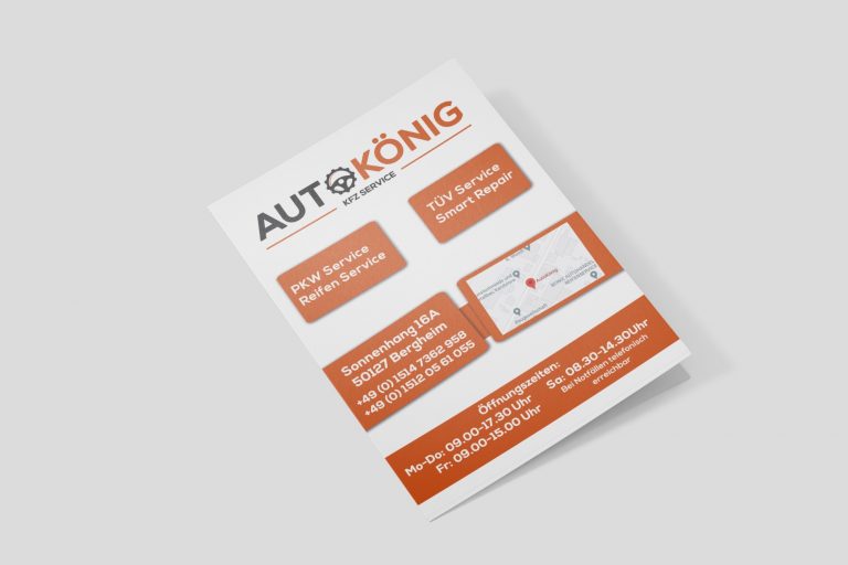 Mockup - Flyer - Autokönig