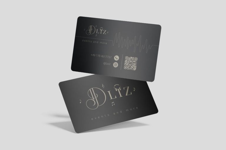 Mockup - Visitenkarte - Dj Liz