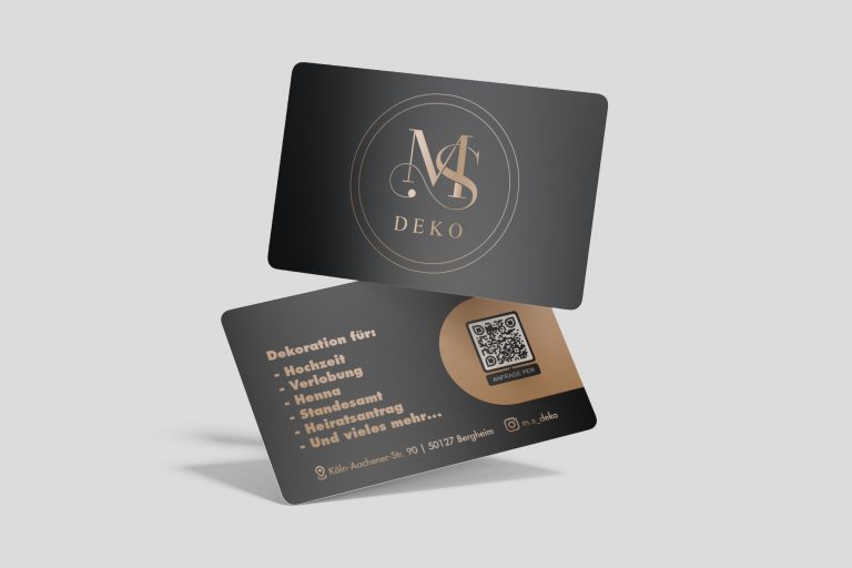 Mockup - Visitenkarte - MS Deko